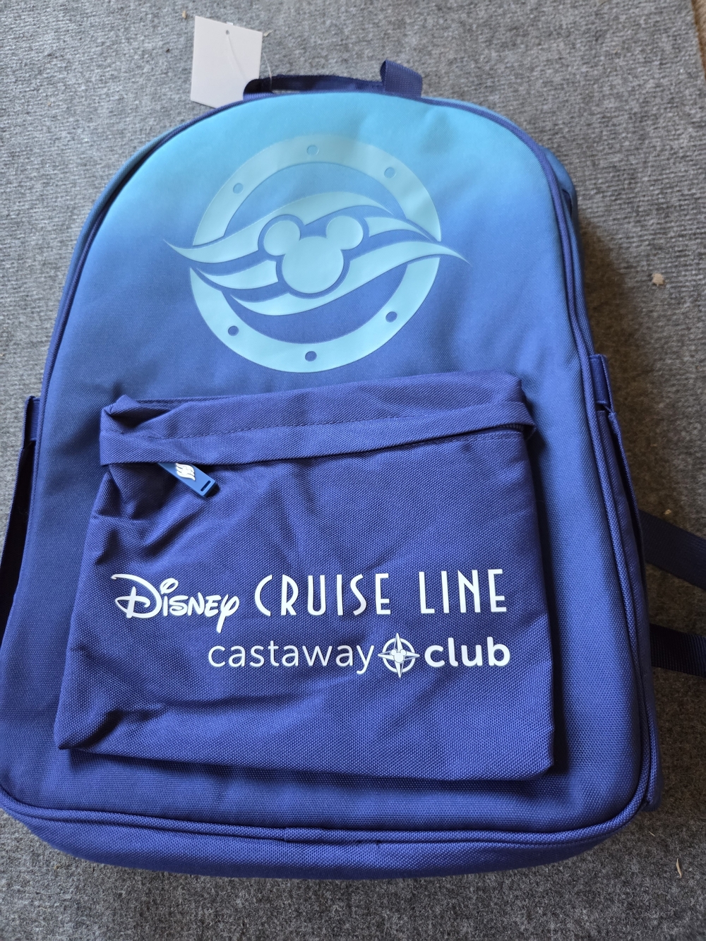 Disney Blue Cruise Line Castaway Club Backpack